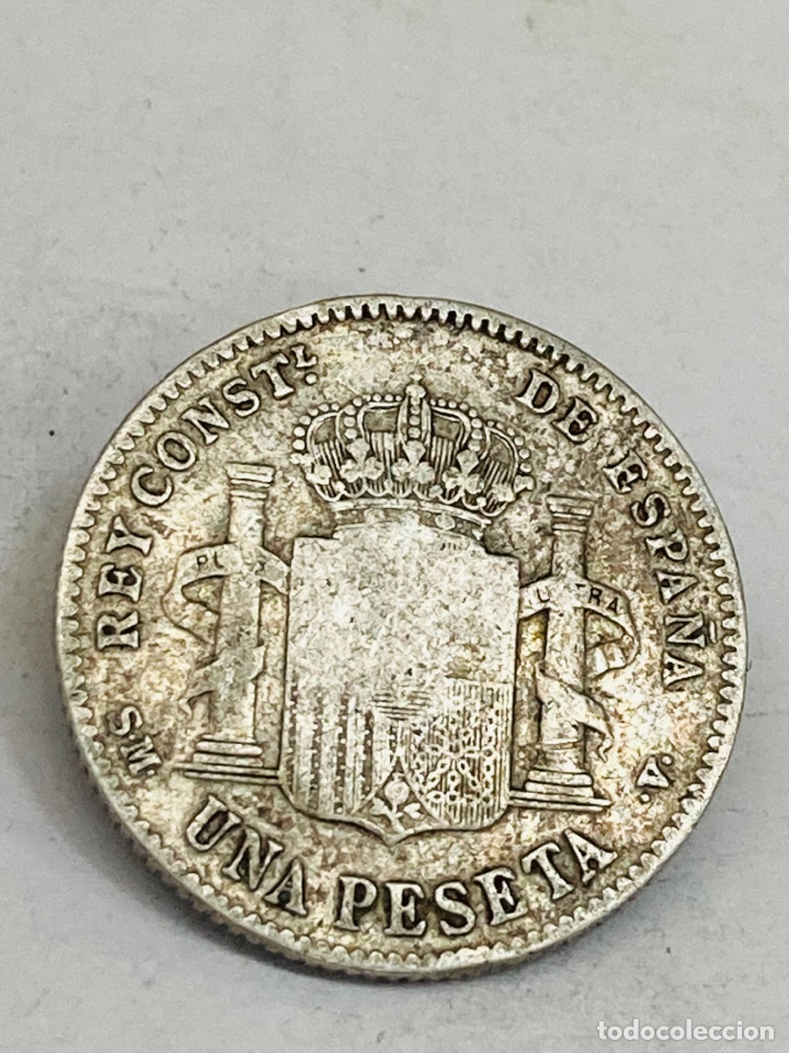 Monedas de Espa&ntilde;a: Moneda de plata una peseta 1900 - Foto 1