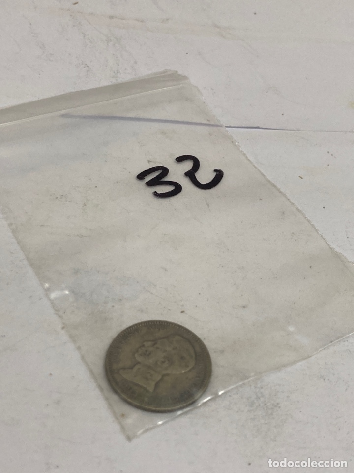 Monedas de Espa&ntilde;a: Moneda de plata una peseta 1903 - Foto 3