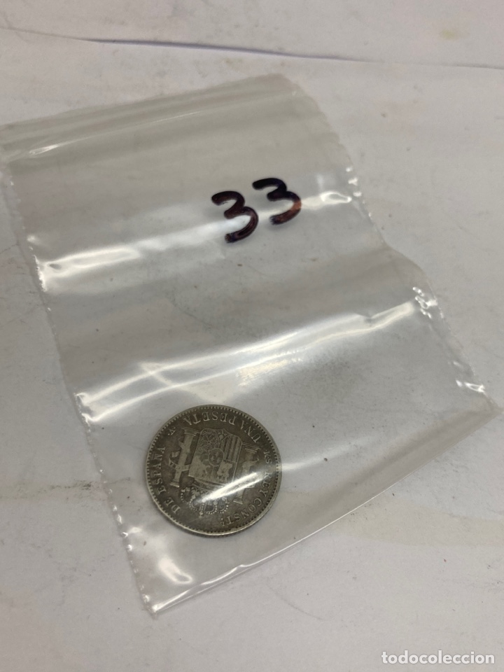Monedas de Espa&ntilde;a: Moneda de plata una peseta 1900 - Foto 3