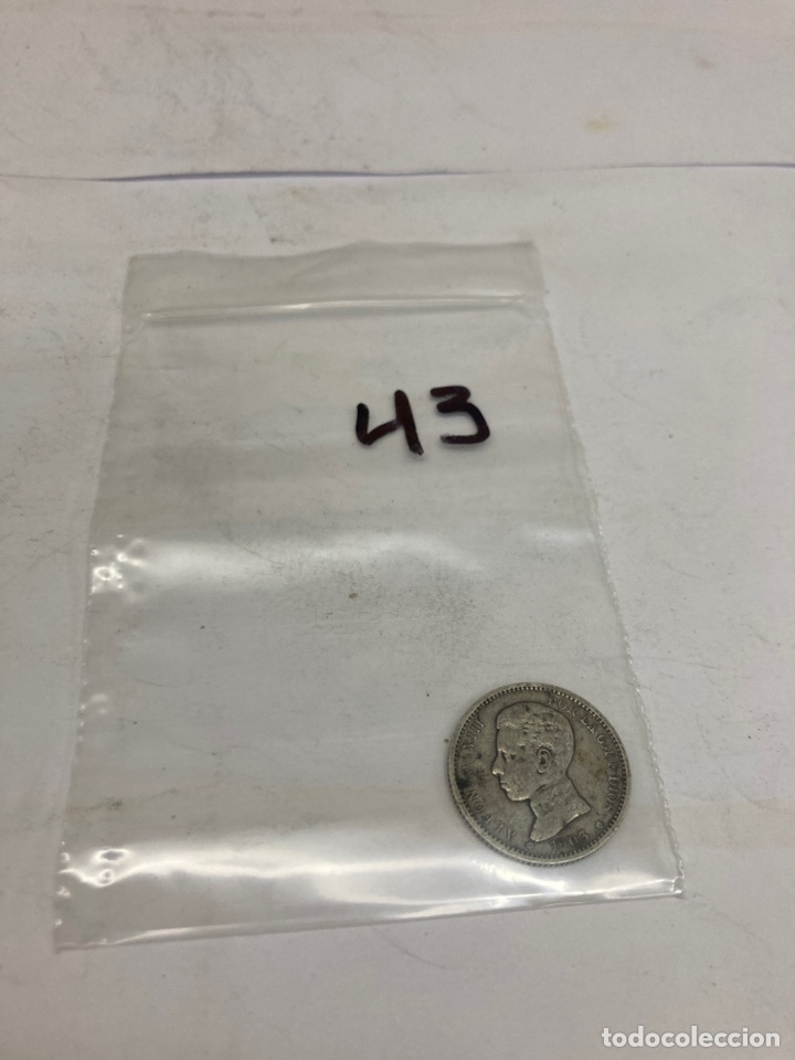 Monedas de Espa&ntilde;a: Moneda de plata un peseta 1903 - Foto 3