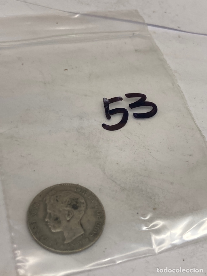 Monedas de Espa&ntilde;a: Moneda de plata una peseta 1896 - Foto 3