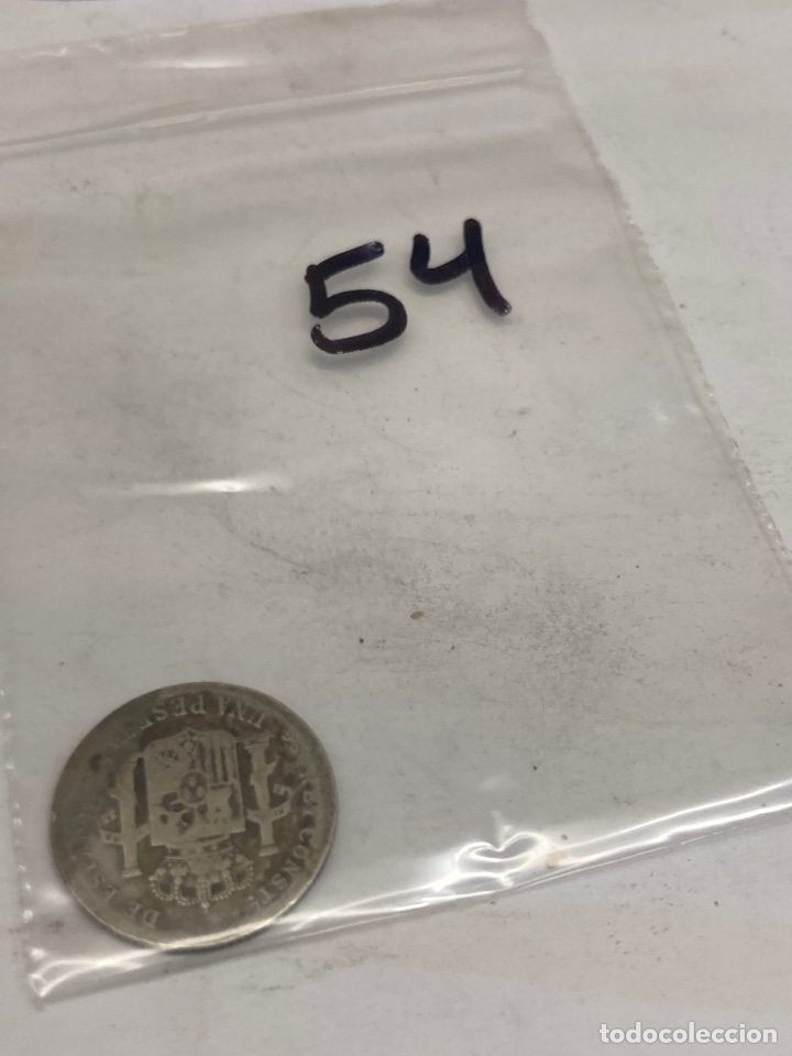 Monedas de Espa&ntilde;a: Moneda de plata una peseta 1899 - Foto 3