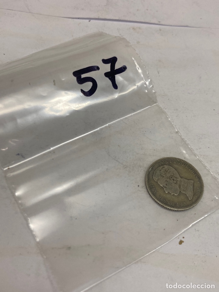 Monedas de Espa&ntilde;a: Moneda de plata una peseta 1904 - Foto 3