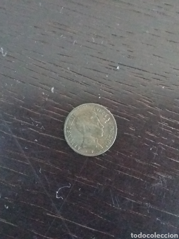 Monedas de Espa&ntilde;a: Moneda de 1 centimo A&ntilde;o 1906 - Foto 2