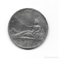 Monedas de España: GOBIERNO PROVISIONAL- 5 PESETAS-1870*18-70 SNM. Lote 345139228