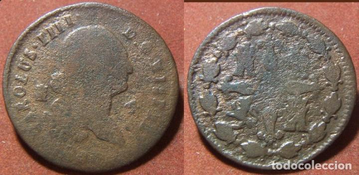 Monedas de Espa&ntilde;a: MONEDA DE CARLOS IV 4 MARAVEDIS SEGOVIA - Foto 1