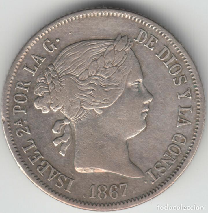 Monedas de Espa&ntilde;a: MONEDA 40 CENTIMOS ESCUDO 1867 MADRID - Foto 1
