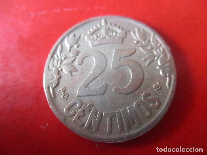 Monedas de Espa&ntilde;a: Alfonso XIII. 25 centimos de 1925 - Foto 2