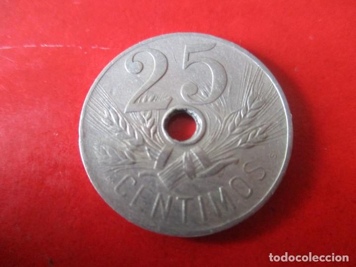 Monedas de Espa&ntilde;a: Alfonso XIII. 25 centimos de 1927 - Foto 2