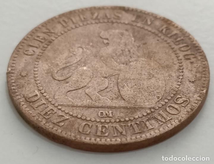 Monedas de Espa&ntilde;a: 10 c&eacute;ntimos 1870. Gobierno provisional - Foto 4