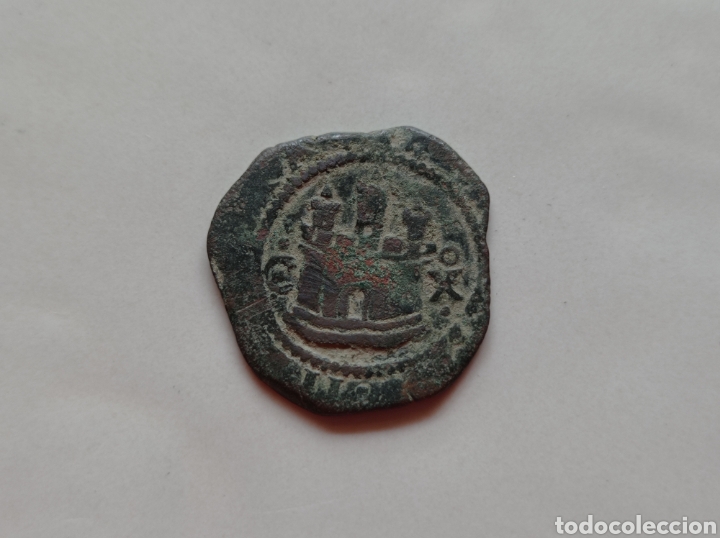 Monedas de Espa&ntilde;a: Antigua moneda cobre ,sin identificar, castillo_leon - Foto 2