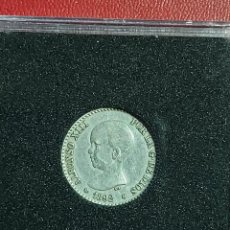 Monedas de España: 50 CENTIMOS 1892 ESTRELLAS 9-2 - ALFONSO XIII - PLATA - ESTRELLAS PERFECTAS. Lote 347412378