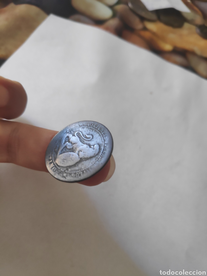 Monedas de Espa&ntilde;a: Moneda de 5 c&eacute;ntimos 1870 - Foto 3