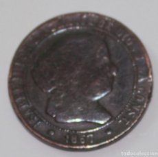 Monnaies d'Espagne: MONEDA 5 CÉNTIMOS DE ESCUDO ISABEL II 1867 LA MONEDA DE LA FOTO. Lote 349046174