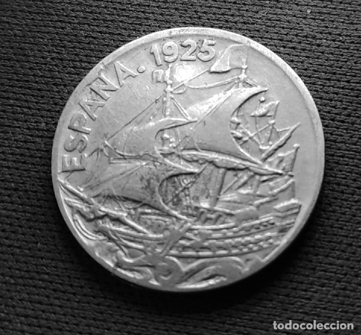 Monedas de Espa&ntilde;a: Moneda de 25 centimos Alfonso XIII 1925 - Foto 1