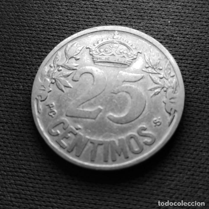 Monedas de Espa&ntilde;a: Moneda de 25 centimos Alfonso XIII 1925 - Foto 2
