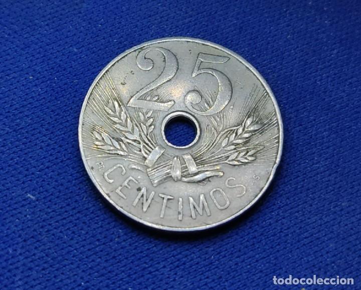 Monedas de Espa&ntilde;a: Moneda de 25 C&eacute;ntimos de 1927 - Alfonso XIII - Foto 2