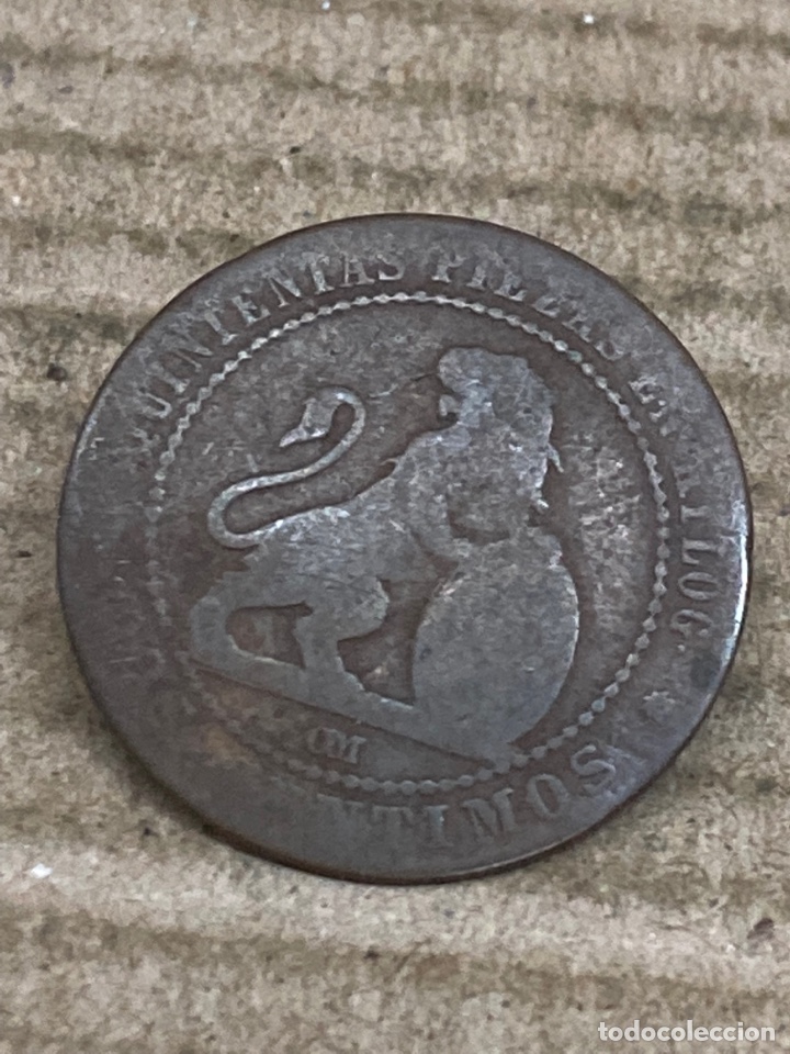 Monedas de Espa&ntilde;a: Moneda dos c&eacute;ntimos 1870 - Foto 1