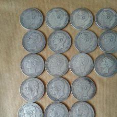 Monedas de España: MONEDAS DE ALFONSO XII DE 5 PESETAS AÑOS 1875 1876 1877 1883 1884 1885.. Lote 351050144