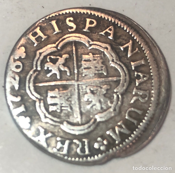 Monedas de Espa&ntilde;a: 1 Real 1726 Sevilla J - Foto 2