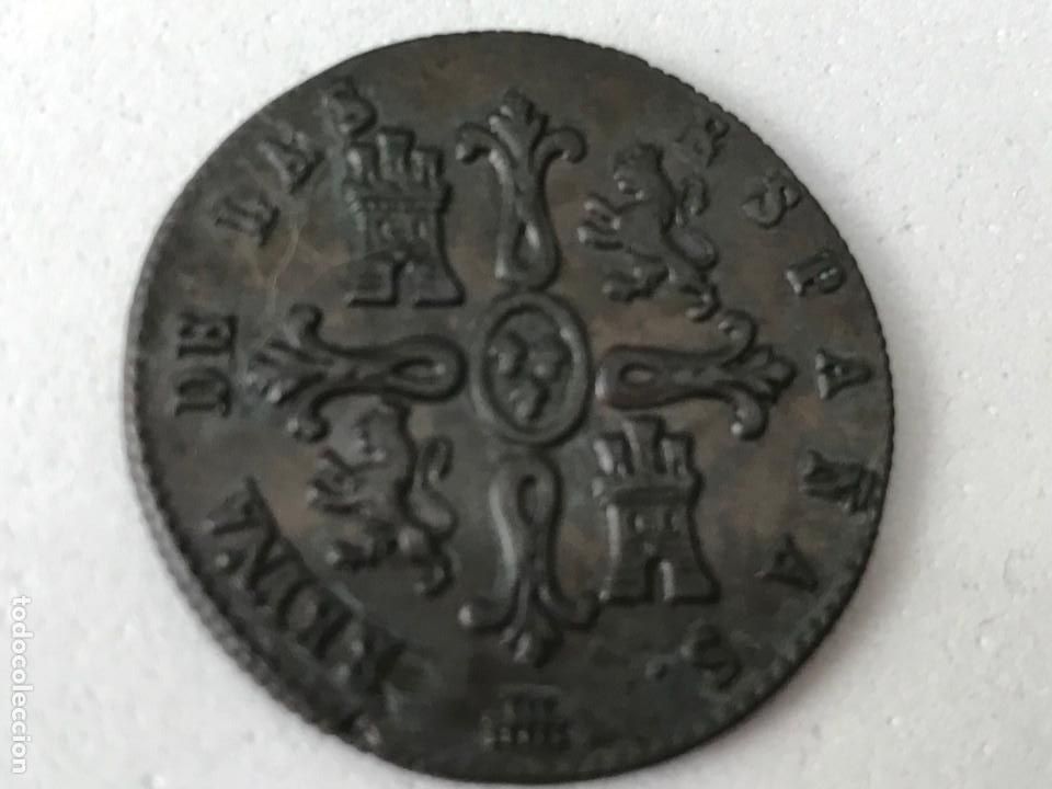 Monedas de Espa&ntilde;a: Isabel II 8 Maravedis Segovia 1837. - Foto 6