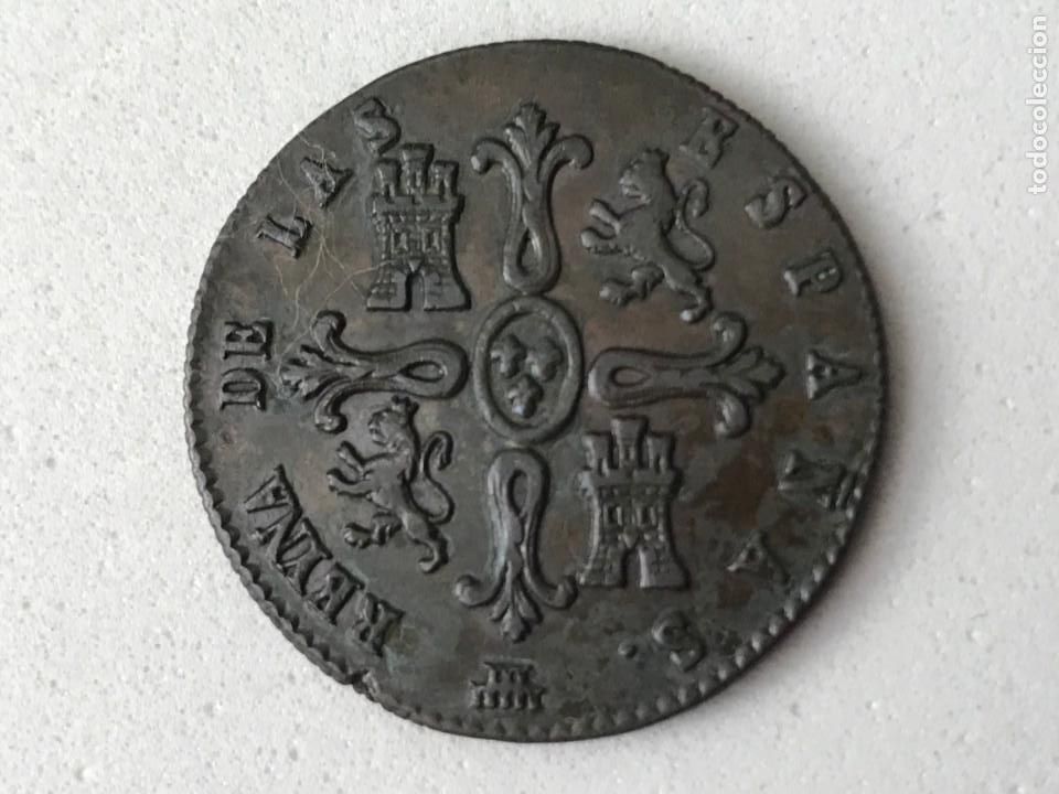 Monedas de Espa&ntilde;a: Isabel II 8 Maravedis Segovia 1837. - Foto 11