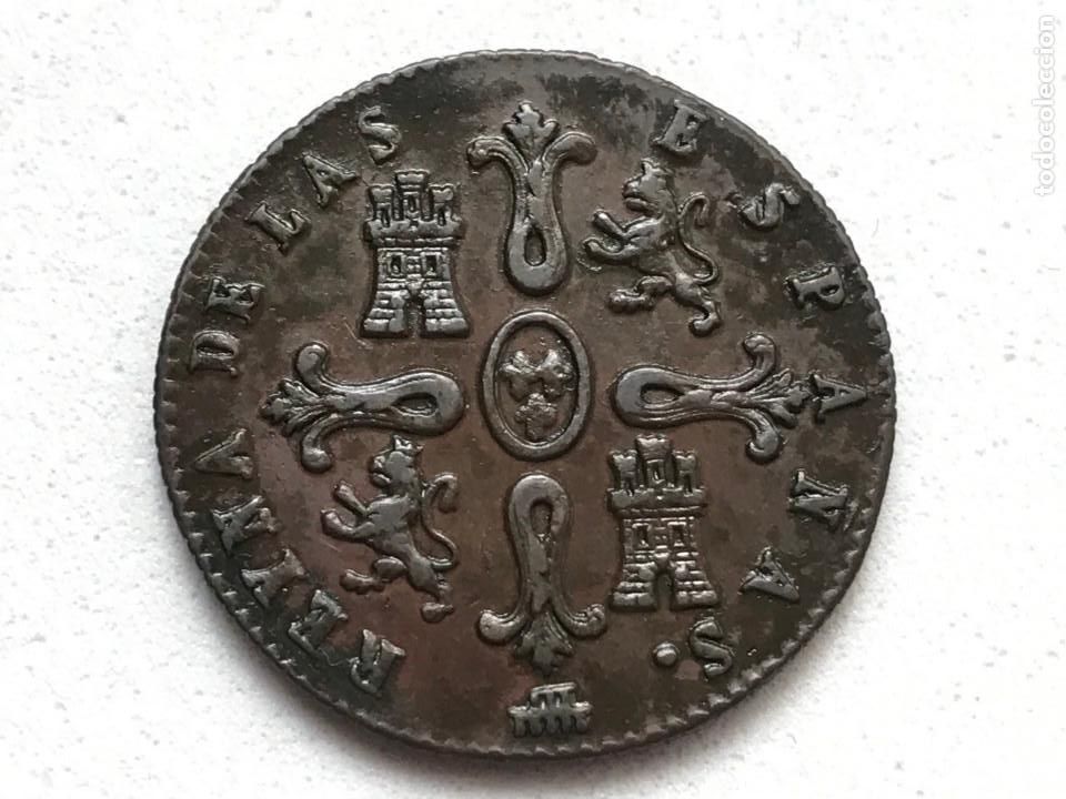 Monedas de Espa&ntilde;a: 8 maravedis Isabel II. 1843 Segovia. - Foto 4