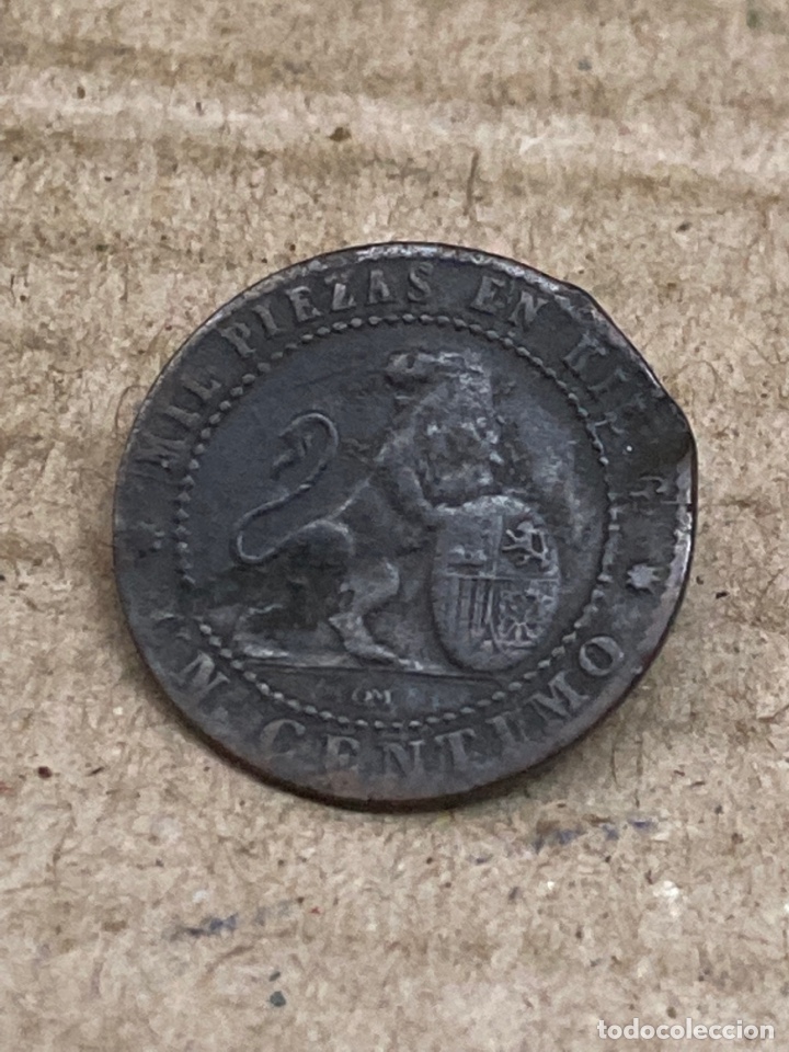 Monedas de Espa&ntilde;a: Moneda un c&eacute;ntimo 1870 - Foto 1