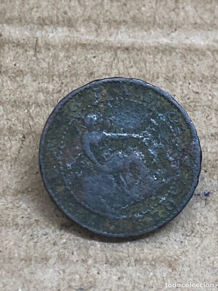 Monedas de Espa&ntilde;a: Moneda un c&eacute;ntimo 1870 - Foto 2