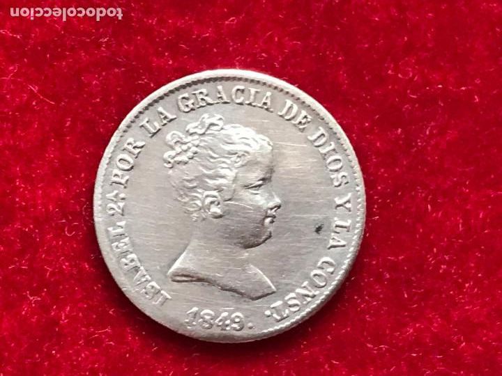 Monedas de Espa&ntilde;a: 1 Real 1849 Isabel II. Madrid - Foto 1