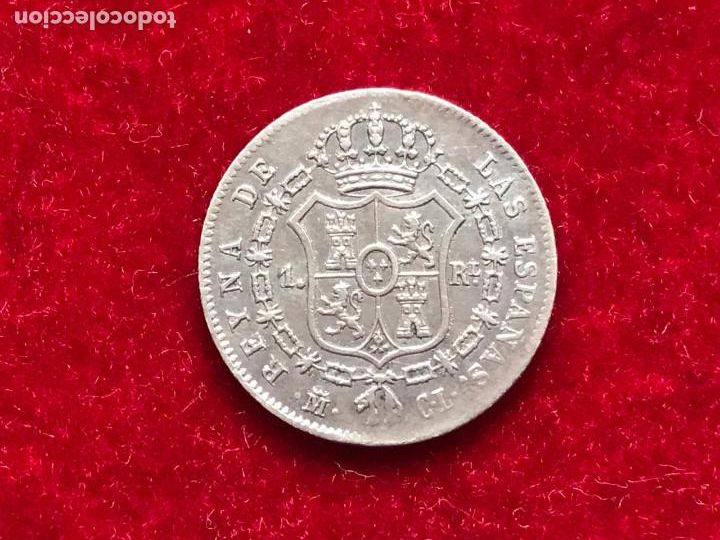 Monedas de Espa&ntilde;a: 1 Real 1849 Isabel II. Madrid - Foto 2