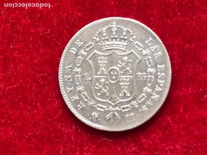 Monedas de Espa&ntilde;a: 1 Real 1849 Isabel II. Madrid - Foto 4