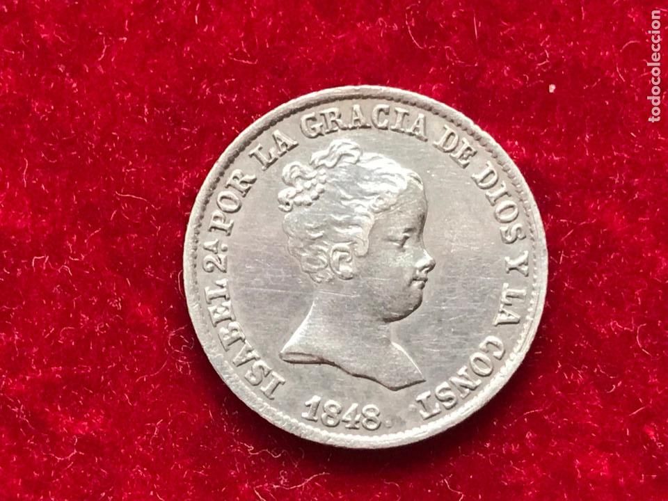Monedas de Espa&ntilde;a: 1 Real Isabel II 1848. Madrid. - Foto 1