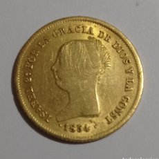 Monedas de España: MONEDA DE ORO ISABEL II 100 REALES 1854 SEVILLA. Lote 354451118