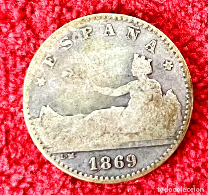 Monedas de Espa&ntilde;a: MONEDA DE 50 CENT. PESETA. ESPA&Ntilde;A.1869 - Foto 1