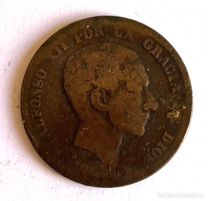 Monedas de Espa&ntilde;a: MONEDA ALFONSO XII, 10 C&Eacute;NTIMOS 1878 - Foto 1