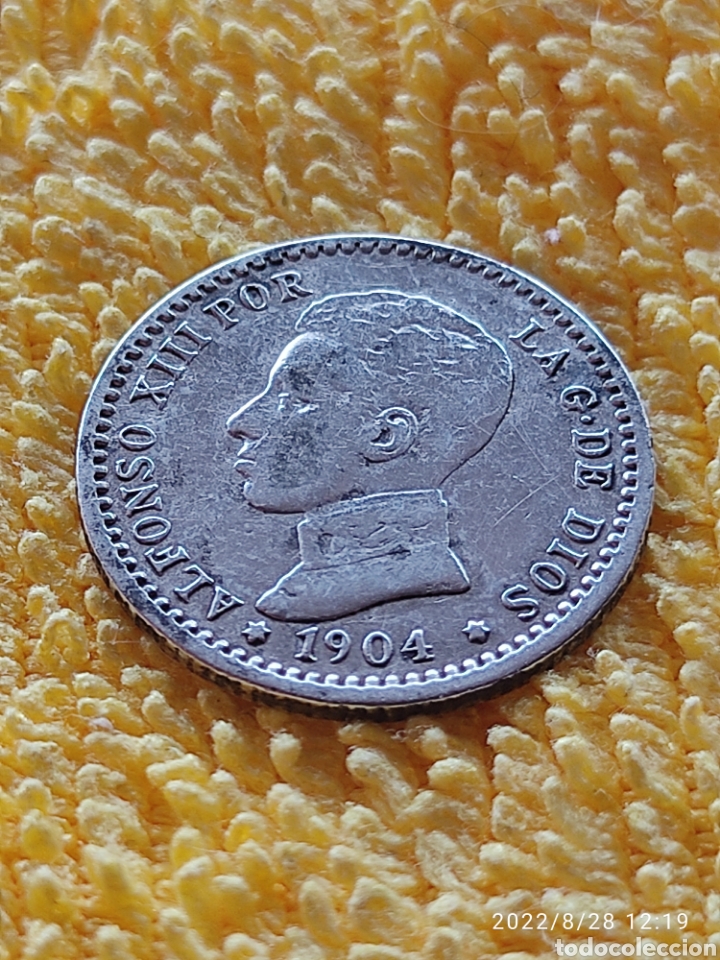 Monedas de Espa&ntilde;a: Moneda de plata ALFONSO XIII - Foto 1