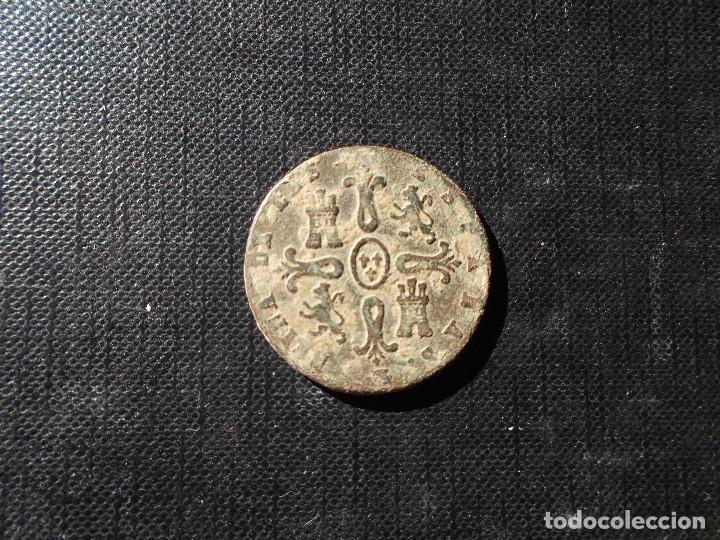 Monedas de Espa&ntilde;a: moneda de 8 maravedis Isabel II 1846 - Foto 2
