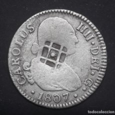 Monedas de España: CUBA 2 REALES 1807 RESELLO DE VIQUE CECA SEVILLA. Lote 358583545