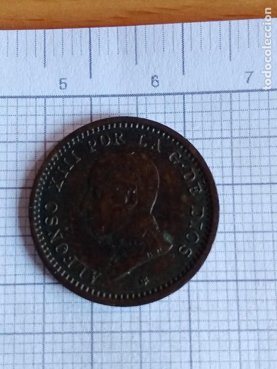 Monedas de Espa&ntilde;a: Moneda de 2 c&eacute;ntimos de Alfonso XIII, 1912, PG V - Foto 1
