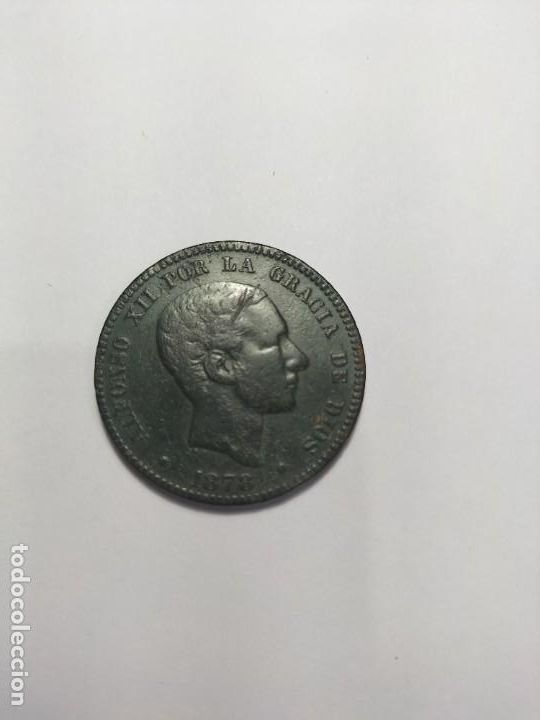 Monedas de Espa&ntilde;a: Moneda de 10 centimos de Alfonso XII - Foto 2