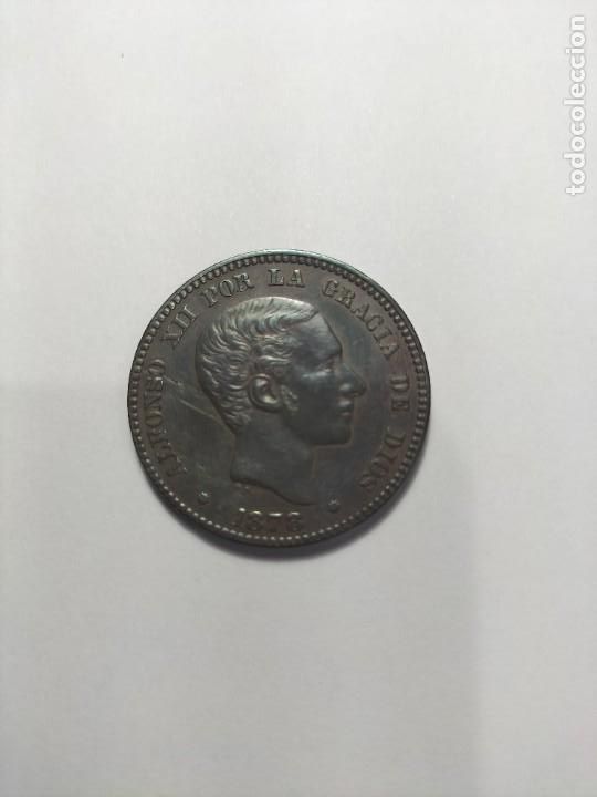Monedas de Espa&ntilde;a: Moneda de 10 centimos de Alfonso XII - Foto 2