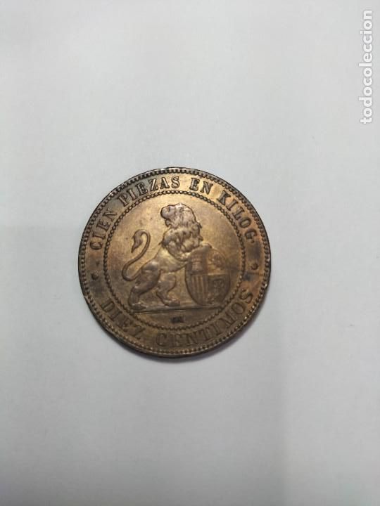 Monedas de Espa&ntilde;a: Moneda de 10 centimos de la republica - Foto 3