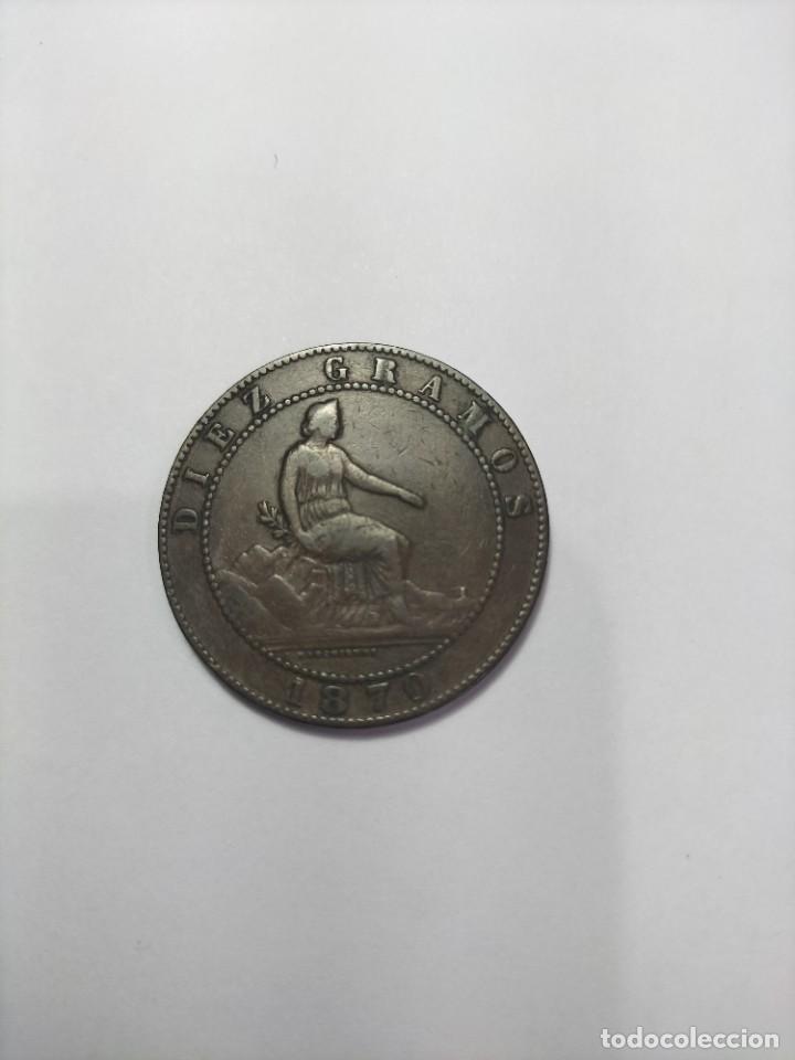 Monedas de Espa&ntilde;a: Moneda de 10 centimos de la republica - Foto 3