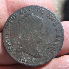 Monedas de España: ISABEL II 8 MARAVEDIS 1837 SEGOVIA. Lote 360436110