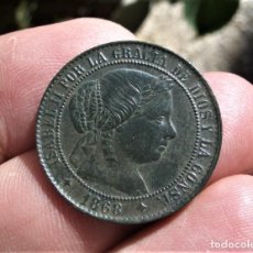 Monedas de España: ISABEL II 2,5 CENTIMOS ESCUDO 1868 JUBIA. Lote 360440205