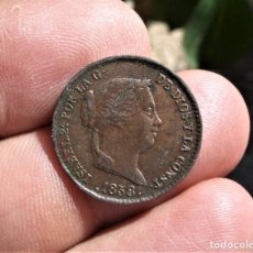 Monedas de España: ISABEL II 10 CENTIMOS REAL 1858 SEGOVIA. Lote 360442540