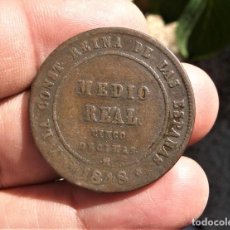 Monedas de España: ISABEL II 1/2 REAL 1848 MADRID. Lote 360444115