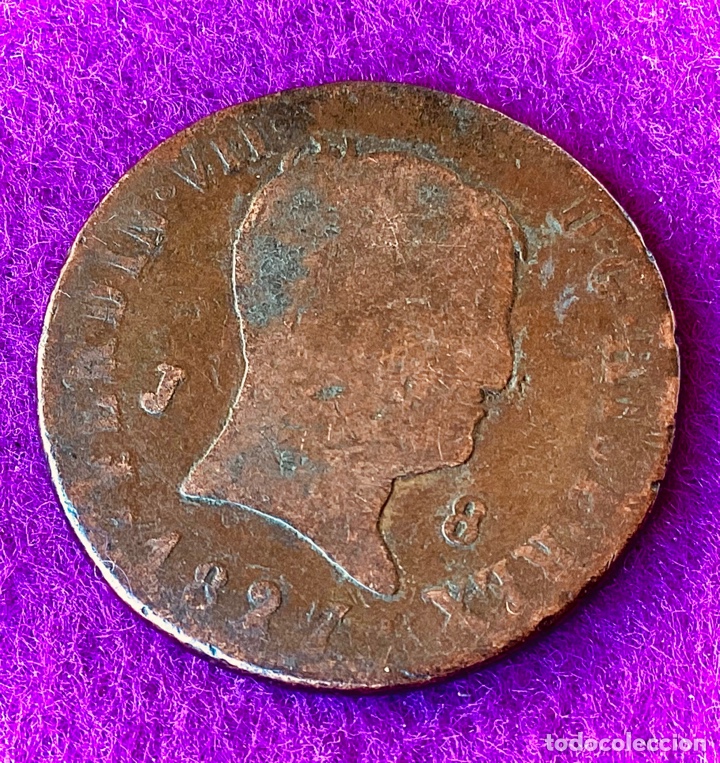 Monedas de Espa&ntilde;a: 8 MARAVEDIS DE 1827- JUBIA. - Foto 1