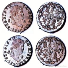 Monnaies d'Espagne: ⚜️ AL614. BELLÍSIMA. FERNANDO VII. SEGOVIA. 2 MARAVEDIS 1830. 2,25 G.. Lote 361371050